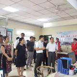 河东区区委书记李建成等辅导冒雨到访k1集团智慧养老调查